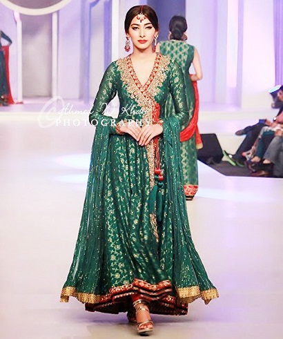 Angrakha Stili Anarkali Frock