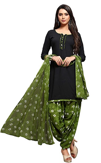 Bandhani Patiala Salwar kostiumas