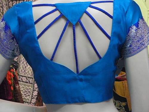 Pattu sarees12 için bluz arka boyun tasarımları