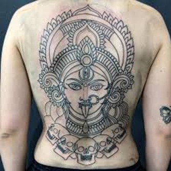 Indijos Dievo tatuiruotės dizainas