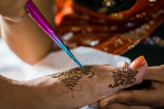 Pėdos Mehndi