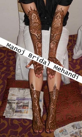 Geriausi Mehndi menininkai Indijoje-Manoj