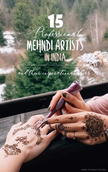 Mehndi menininkai Indijoje