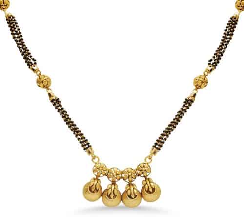 22k Altın Kuzey Hindistan Mangalsutra