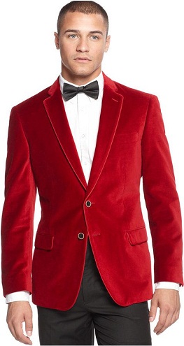Tam Kırmızı Vintage Blazer