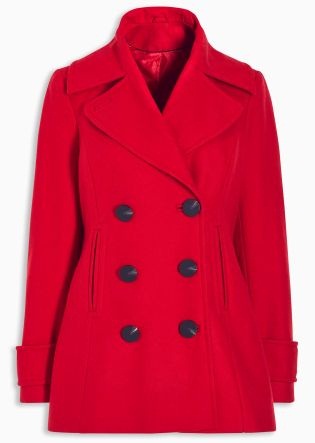 Kitas raudono žirnio paltas moterims