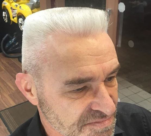 trumpos šukuosenos vyrams po 50 metų