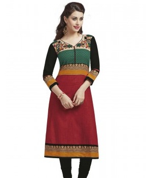 „Lycra Overlay Kurta“