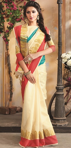 Lininiai Tussar Sarees