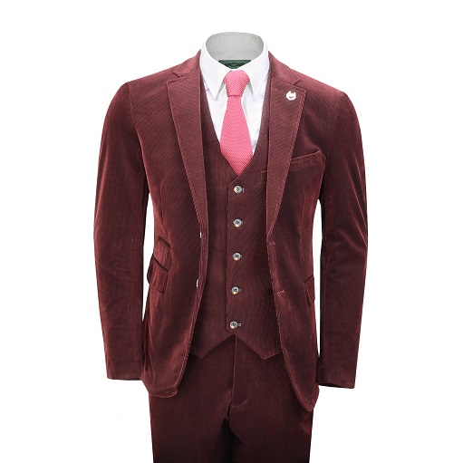 „Maroon Corduroy Blazer“ vyrai