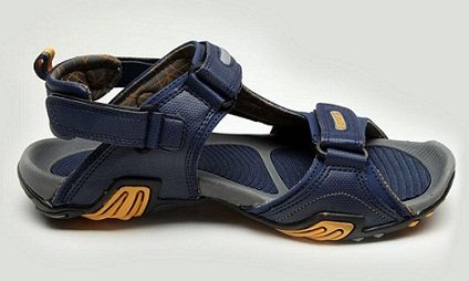 Vyriški mėlyni ir geltoni „Sparx“ sandalai