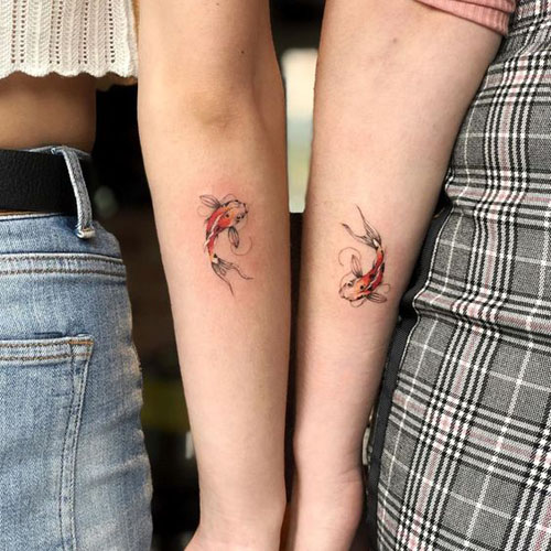 Draugystės tatuiruotės dizainas 1