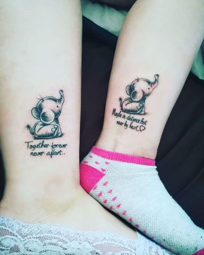 Draugystės tatuiruotės dizainas 4