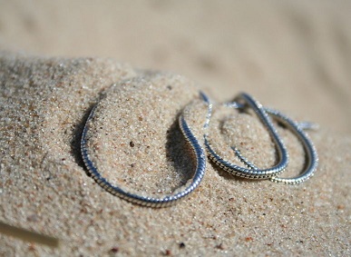 Unikali gyvatės dizaino sidabrinė grandinė