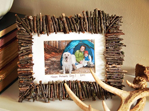 Medinis amatų nuotraukų rėmelis