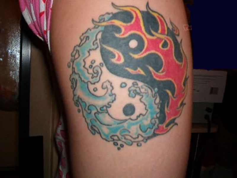 Unikalūs Yin Yang tatuiruočių dizainai