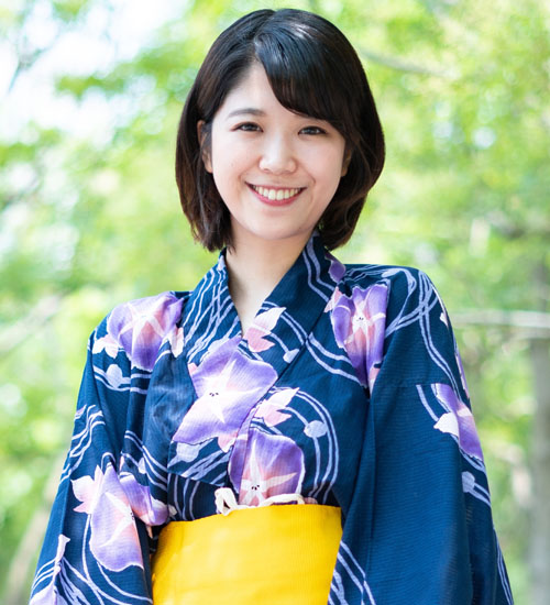 Jaunatviškos japonės su „Yukata“