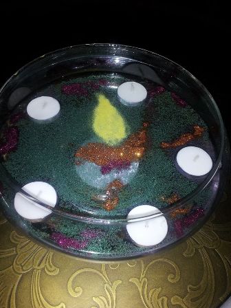 Suda Parıltılı Rangoli