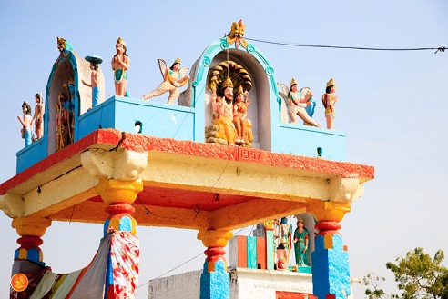 lakshmi narasimha pelkėta šventykla Hyderabad