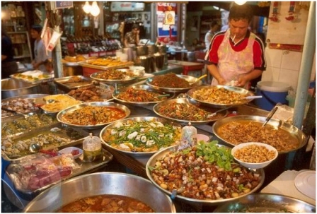 tayland sokak yemeği menüsü