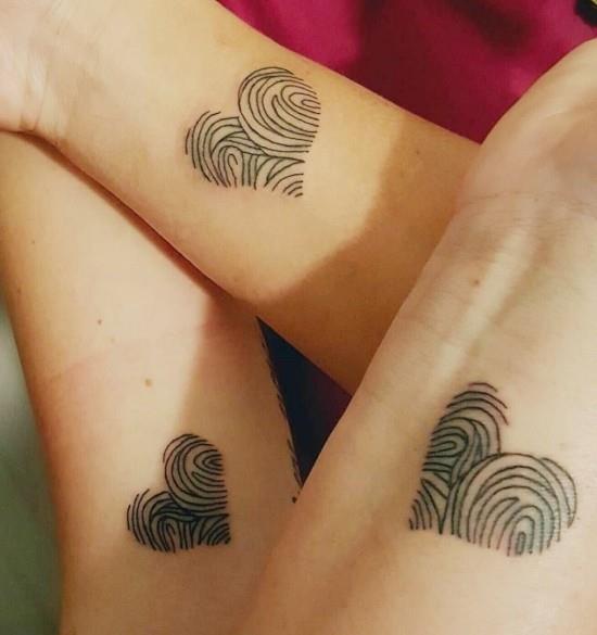 170 δημιουργικές ιδέες τατουάζ αδελφών και εμπνεύσεις δακτυλικά αποτυπώματα τρεις