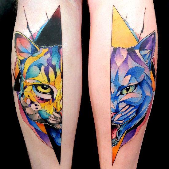 170 δημιουργικές ιδέες τατουάζ αδελφών και έμπνευσης γάτα και πάνθηρα χαριτωμένες και δυνατές