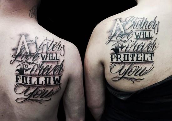 170 δημιουργικές ιδέες τατουάζ αδελφών και εμπνευσμένα αποσπάσματα για αδελφό και αδελφή