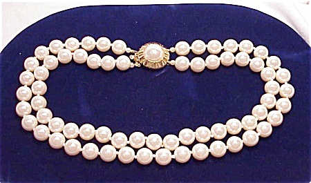 „Double Strand Pearl Choker“