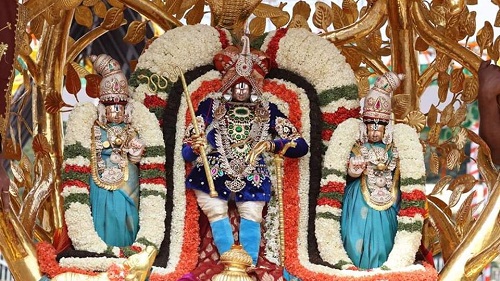 Brahmotsavam festivalis Tirupathi mieste, Andra Pradeše