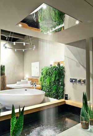 Açık Duş Banyo Dekorasyonu