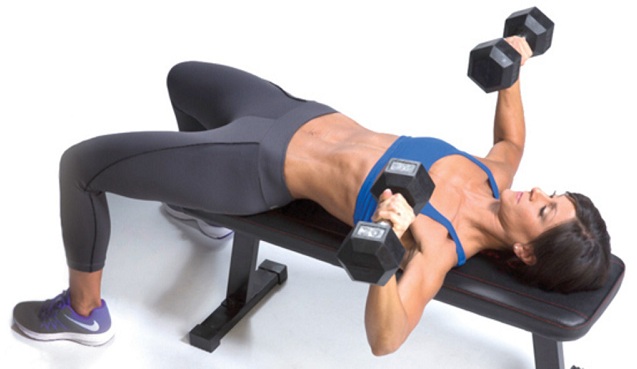 Chest Press Egzersizi - evde koltuk altı egzersizleri