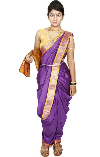 Brahmani Nauvari Saree