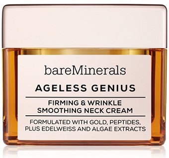 „bareMinerals Ageless Genius“ stangrinantis & amp; Raukšles išlyginantis kaklo kremas