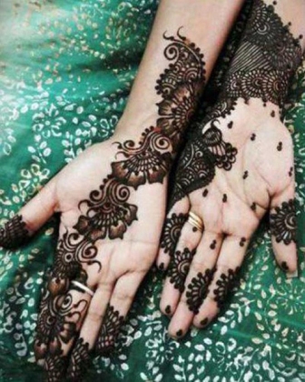 Indijos arabų Mehndi dizainas