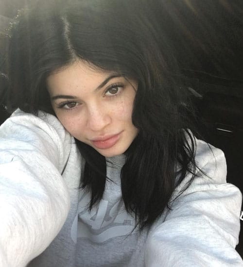 Makyajsız Kylie Jenner 7