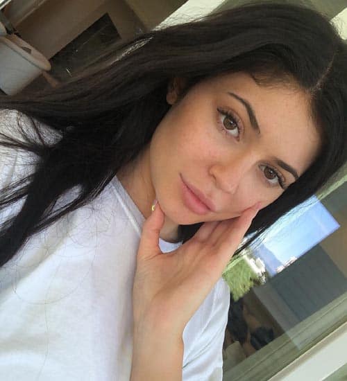 Makyajsız Kylie Jenner 8