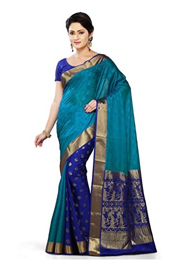 Şenlikli Kadın Mysore Silk Saree