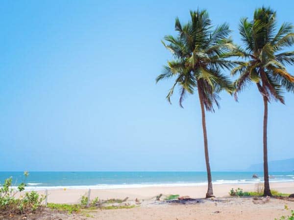 Agondos paplūdimys Goa medaus mėnesiui