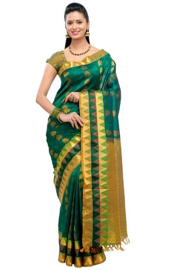 Power Loom ipek Saree Bangalore'da