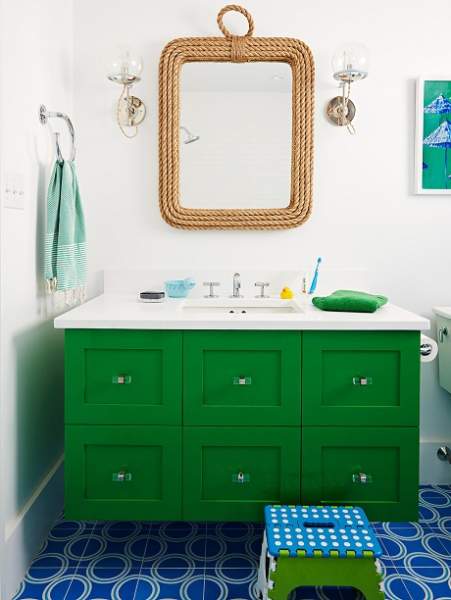Yeşil Banyo Dolapları