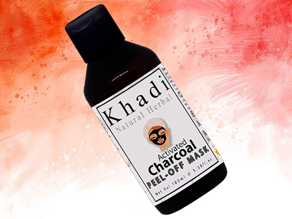 Khadi Doğal Bitkisel Aktif Kömürlü Kadınlar İçin Soyulabilir Maske