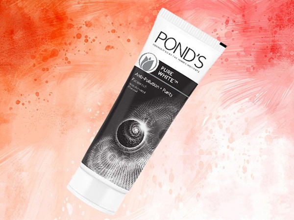 Pond's Pure White Anti -Pollution Charcoal Veido prausiklis