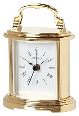 Vežimėlio auksiniai staliniai laikrodžiai
