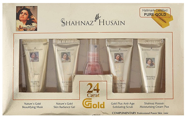 Shahnaz Husain Gold mini veido rinkinys