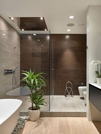 Japoniškas vonios kambario dizainas mažoje erdvėje
