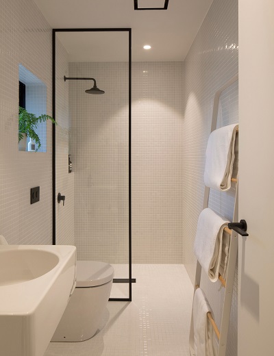 Minimalist Küçük Banyo