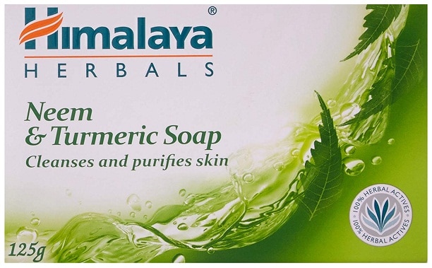 „Himalaya Herbals Neem“ ir ciberžolės muilas