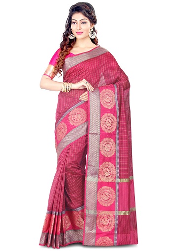 Chanderi Banarasi Sari