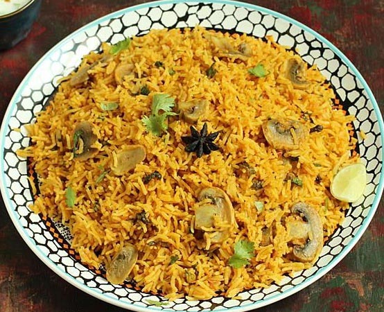 Mantar Biryani