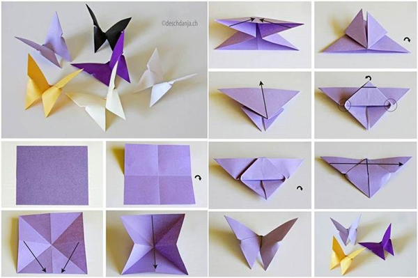 Kelebek Origami El Sanatları